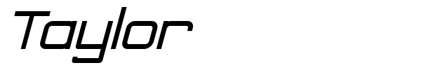 Taylor font