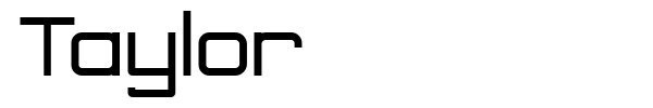 Taylor font preview
