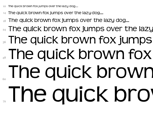 Teen font waterfall