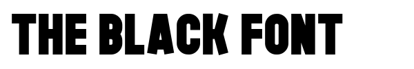 The Black Font font