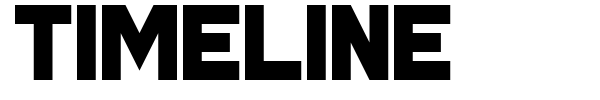 Timeline font