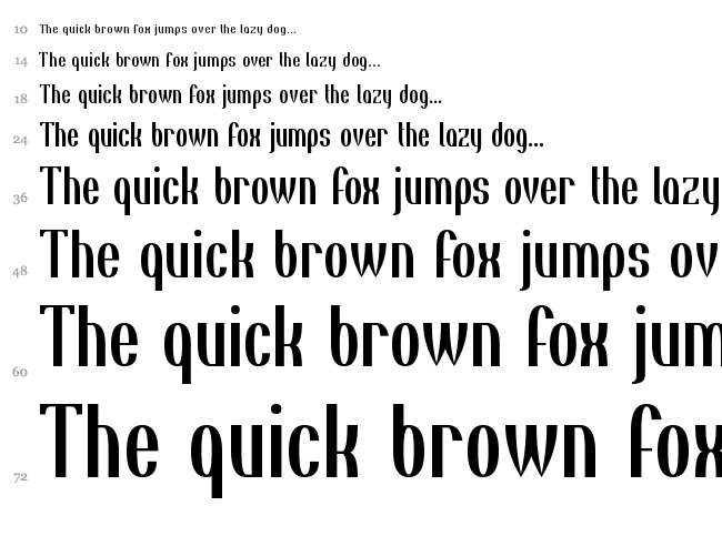 Tincushion font waterfall