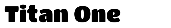 Titan One font