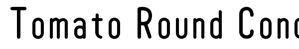 Tomato Round Condensed font