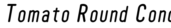 Tomato Round Condensed font preview