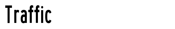 Traffic font preview