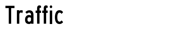 Traffic font preview