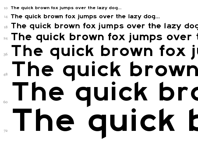 Traffic font waterfall