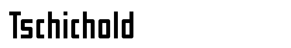 Tschichold font