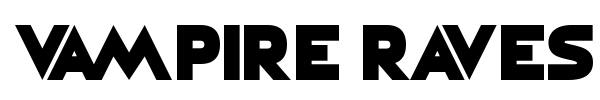 Vampire Raves font