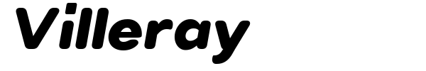 Villeray font