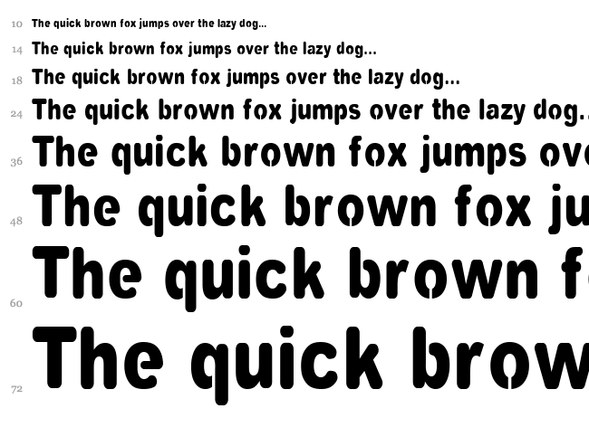 VinylCuts font waterfall