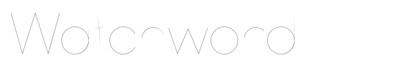 Watchword font preview