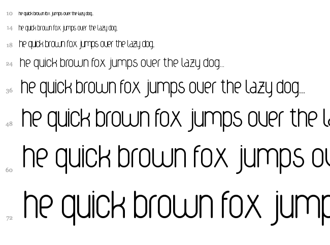 Wec font waterfall
