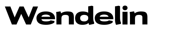Wendelin font preview