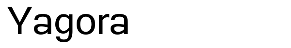 Yagora font