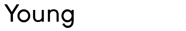 Young font