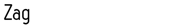 Zag font