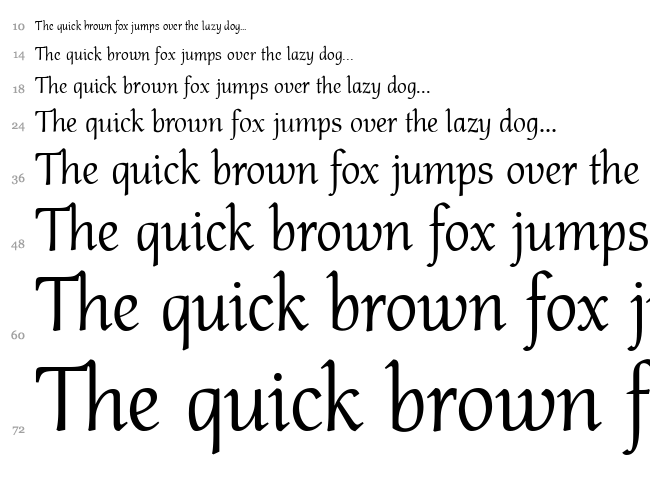 Althea font waterfall
