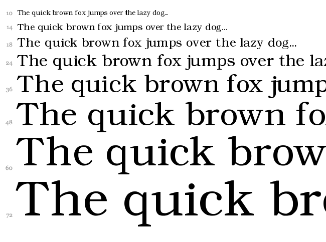 Angleterre Book font waterfall