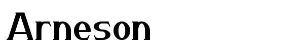 Arneson font