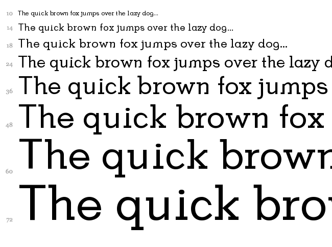 BDP OldNeo font waterfall