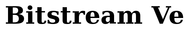 Bitstream Vera Serif font
