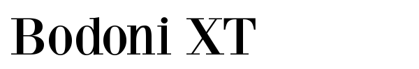 Bodoni XT font