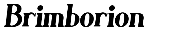 Brimborion font preview