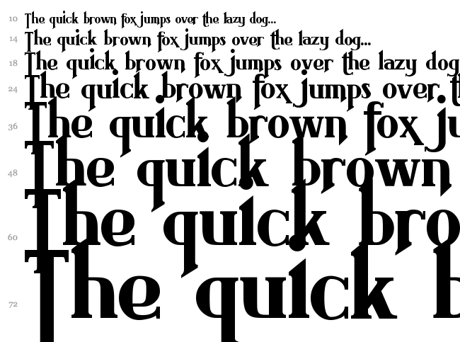 Brimborion font waterfall