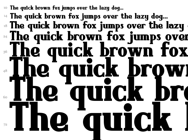 Brimborion font waterfall
