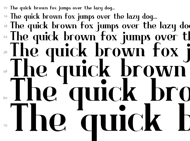 Brimborion font waterfall