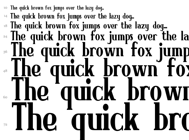 Brimborion font waterfall
