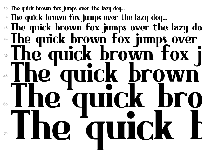 Brimborion font waterfall