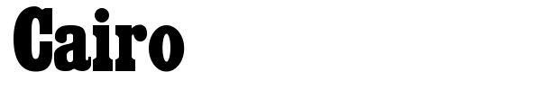 Cairo font