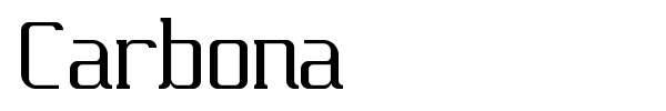 Carbona font