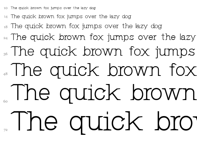 CF Jeanne Mance font waterfall