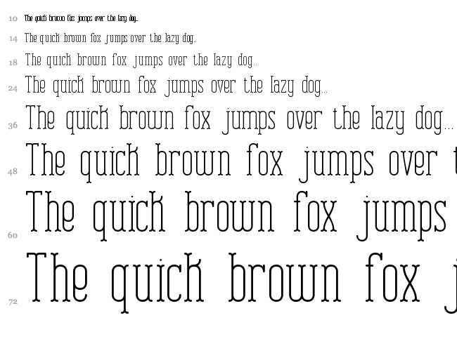 Combustion BRK font waterfall