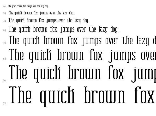 Combustion BRK font waterfall