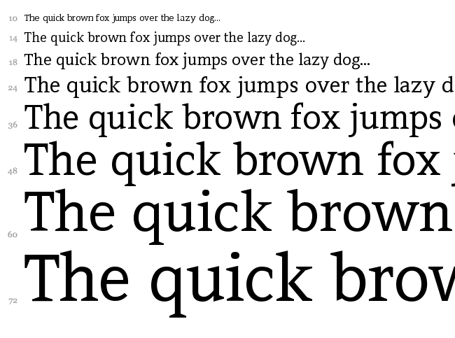 Contra font waterfall