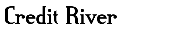 Credit River font