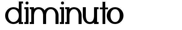 Diminuto font