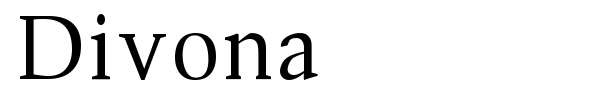 Divona font