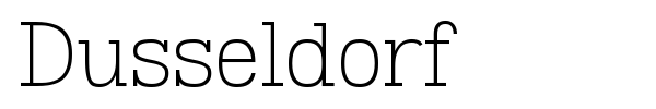 Dusseldorf font