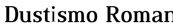Dustismo Roman font preview