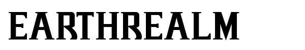 Earthrealm font preview