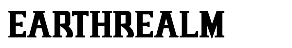 Earthrealm font preview