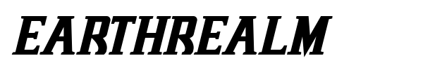 Earthrealm font preview