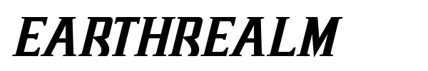Earthrealm font preview