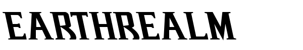 Earthrealm font preview